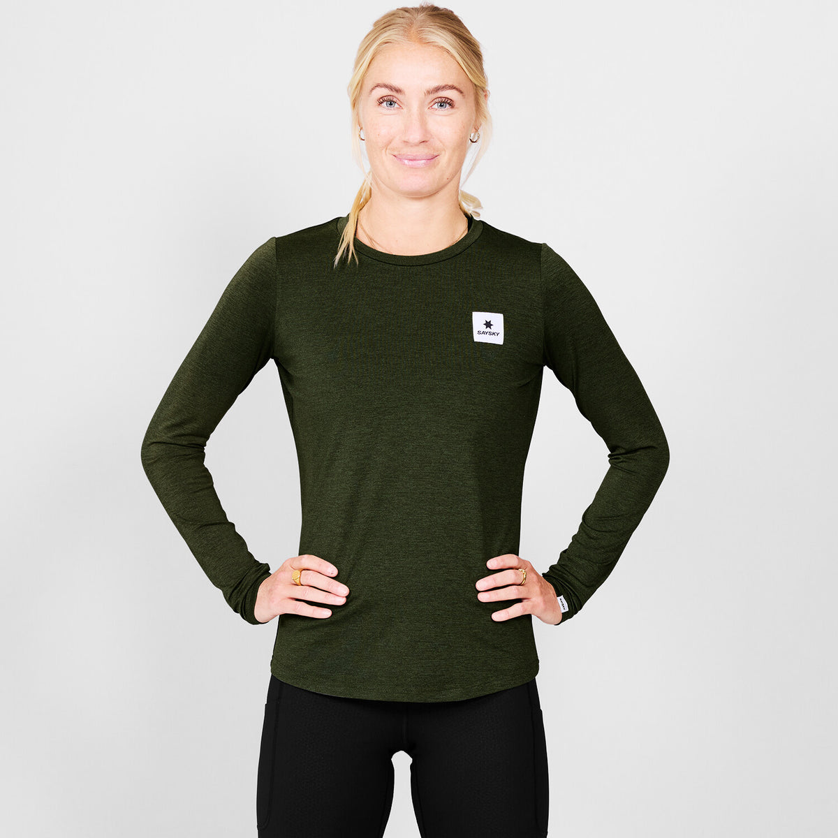 Saysky Pace Longsleeve Grün 3001 XWRLS20C3001