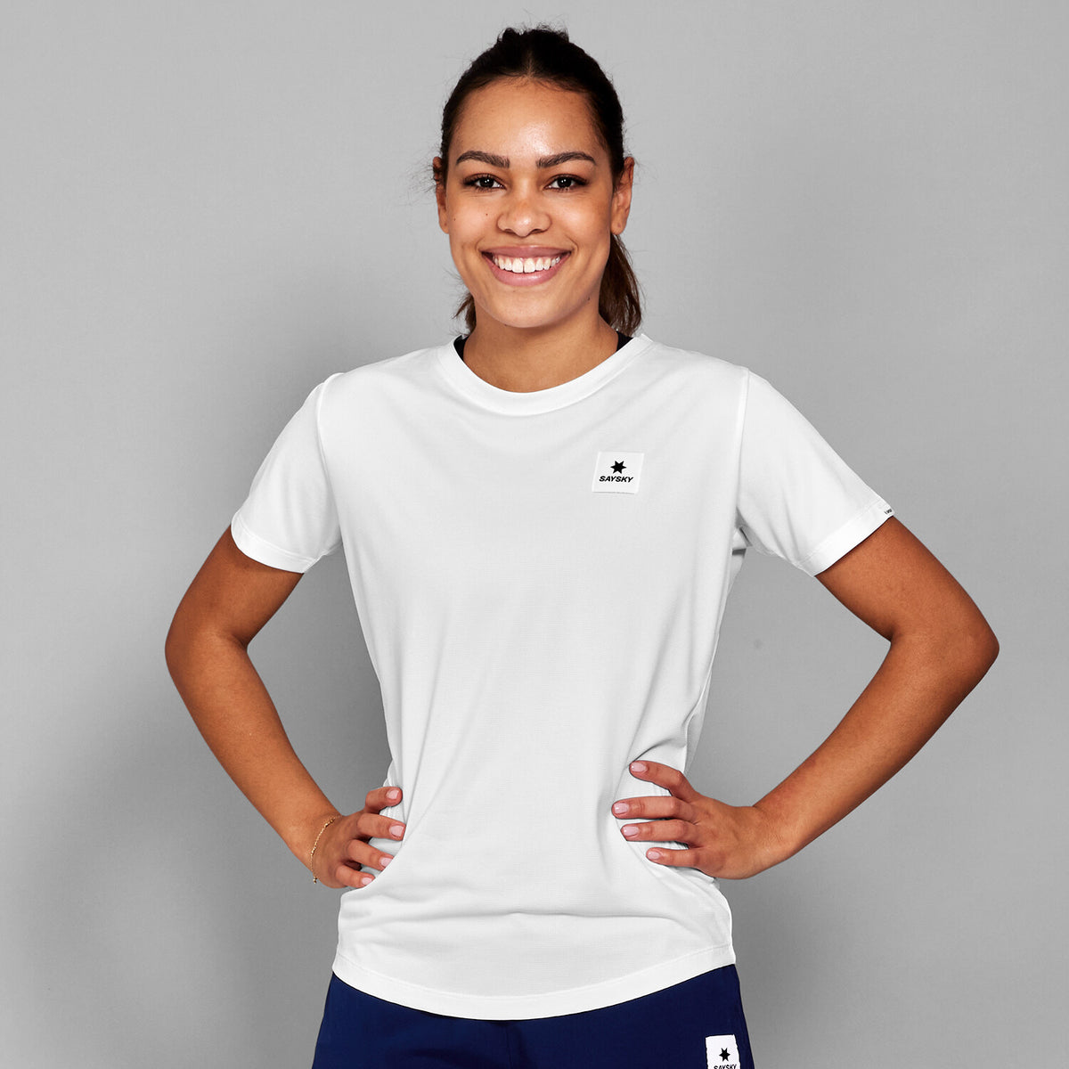 Saysky Clean Combat Pro T-shirt Weiß 101 XWRSS30C101