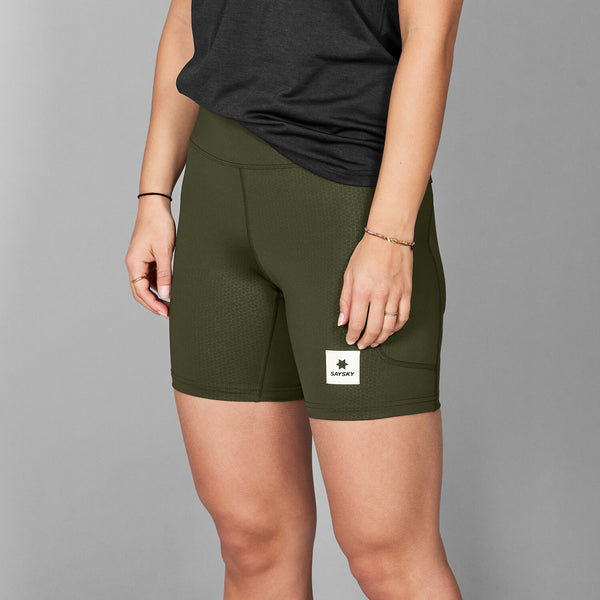 Saysky Combat+ Short Tights 7'' Grün 301 XWRST30C301