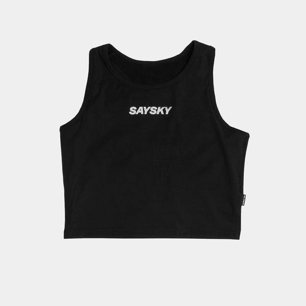 Saysky Flow Race Crop Top Schwarz 901 XWRSB61C901