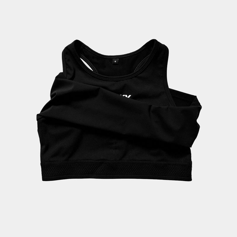 Saysky Flow Race Crop Top Schwarz 901 XWRSB61C901