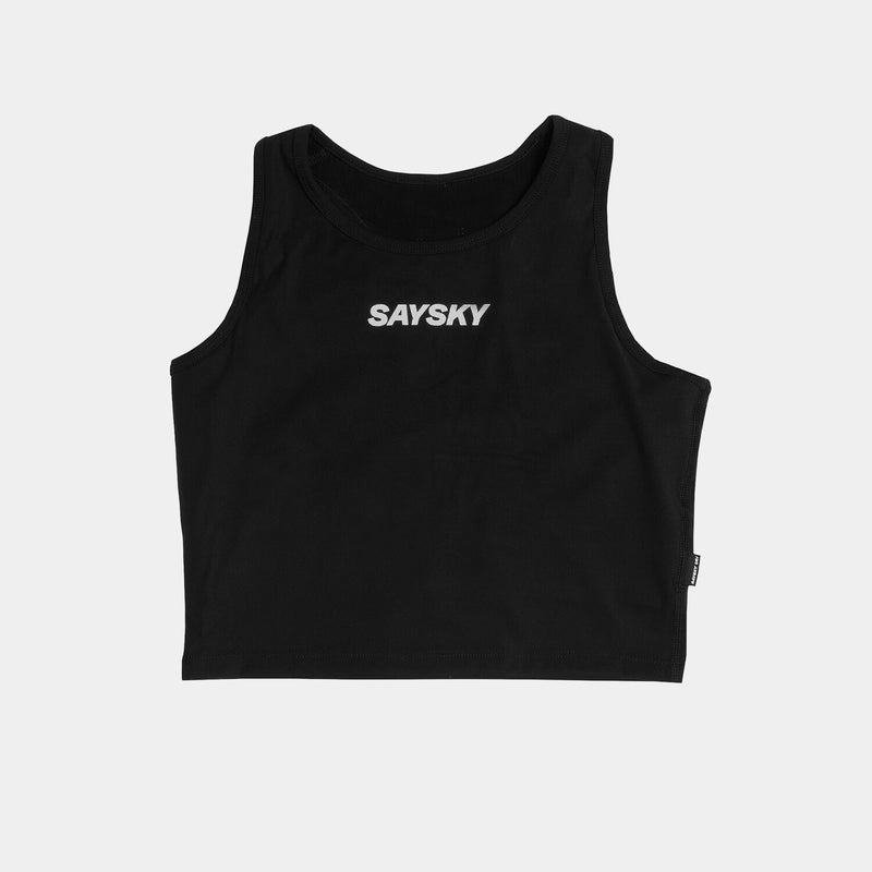 Saysky Flow Race Crop Top Schwarz 901 XWRSB61C901