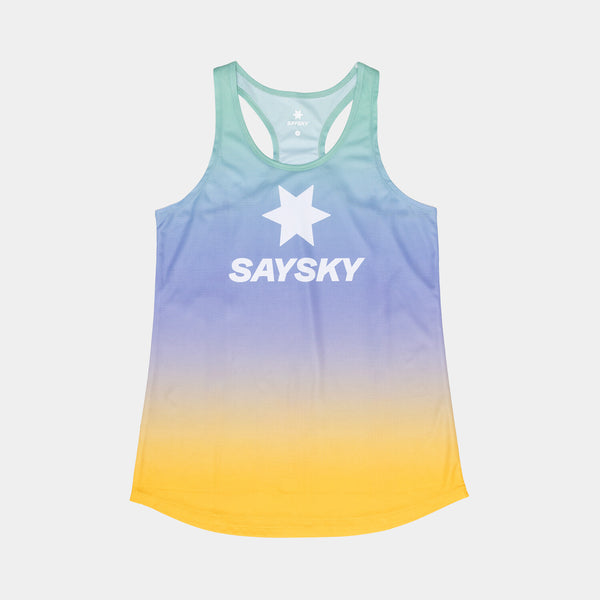 Saysky Drip Dye Flow Singlet Lila/Grün/Gelb Drip Dye 1033 NWRSI60C1033