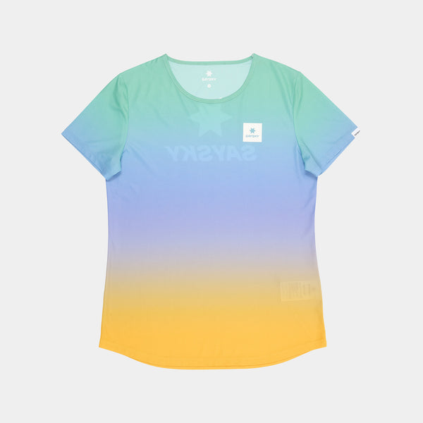 Saysky Drip Dye Flow T-Shirt Lila/Grün/Gelb Drip Dye 1033 NWRSS60C1033