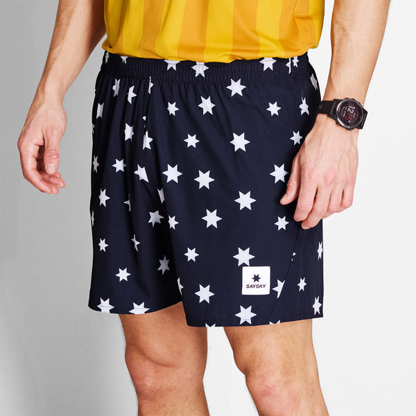 Saysky Star Pace Shorts 5'' Blau/Weiß Stars 1028 NMRSH21C1028