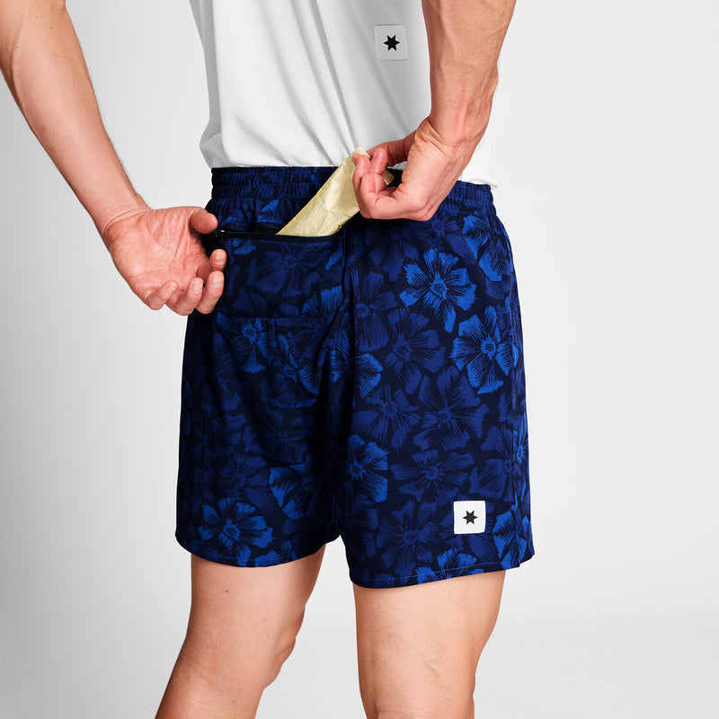 Saysky Flower Pace Shorts 5'' Blau Flower 1029 NMRSH21C1029