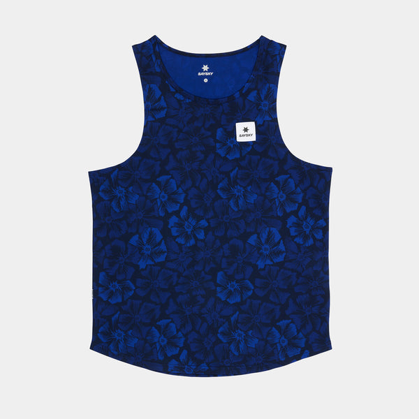 Saysky Flower Combat Singlet Blau Flower 1029 NMRSI31C1029