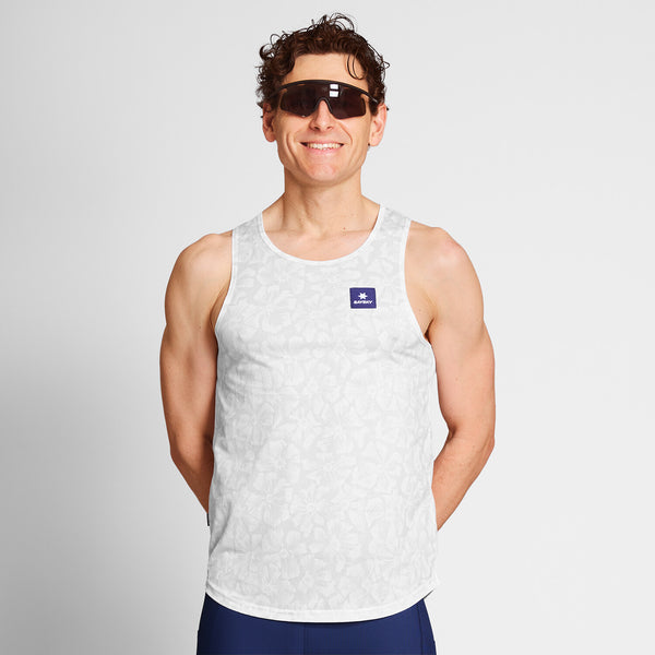 Saysky Flower Combat Singlet Weiß Flower 1030 NMRSI31C1030