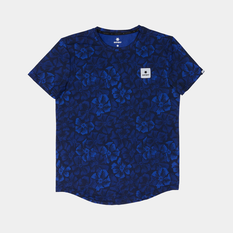 Saysky Flower Combat T-Shirt Blau Flower 1029 NMRSS31C1029