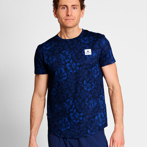 Saysky Flower Combat T-Shirt Blau Flower 1029 NMRSS31C1029