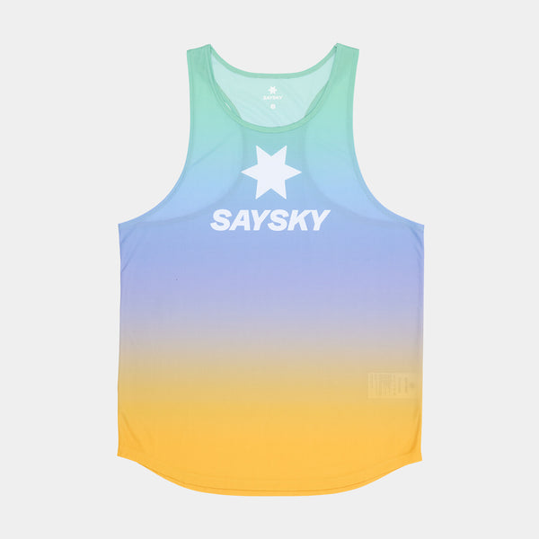 Saysky Drip Dye Flow Singlet Lila/Grün/Gelb Drip Dye 1033 NMRSI60C1033