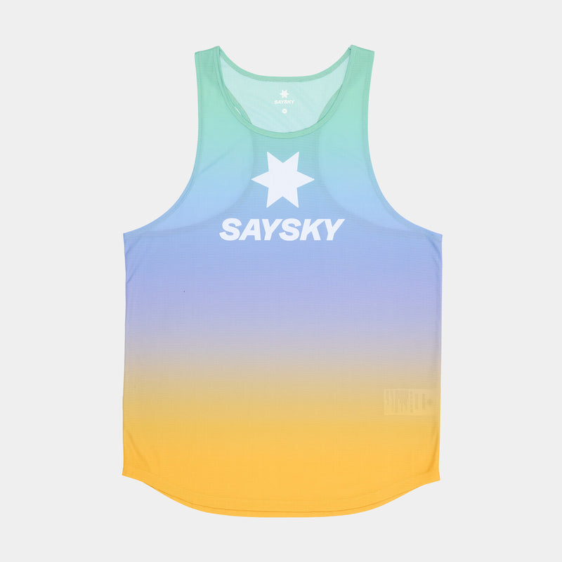 Saysky Drip Dye Flow Singlet Lila/Grün/Gelb Drip Dye 1033 NMRSI60C1033