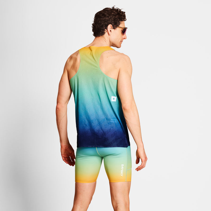 Saysky Drip Dye Flow Air Singlet Blau/Gelb/Grün Drip Dye 1032 NMRSI62C1032