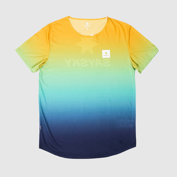 Saysky Drip Dye Flow T-Shirt Blau/Gelb/Grün Drip Dye 1032 NMRSS60C1032