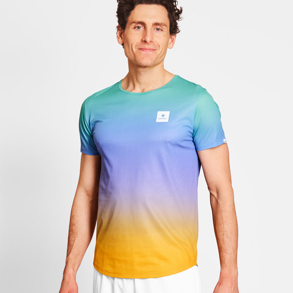 Saysky Drip Dye Flow T-Shirt Lila/Grün/Gelb Drip Dye 1033 NMRSS60C1033