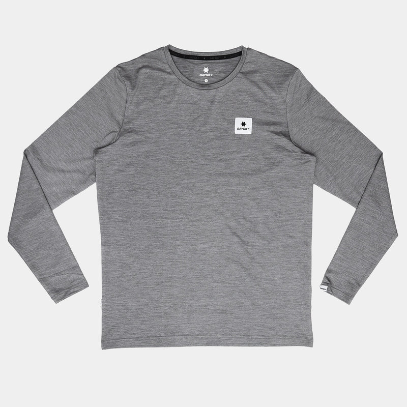 Saysky Statement Pace Longsleeve Grau 6004 OMRLS22C6004