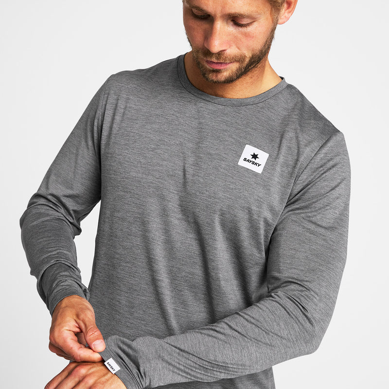 Saysky Statement Pace Longsleeve Grau 6004 OMRLS22C6004