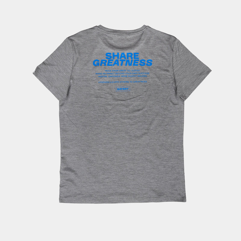 Saysky Statement Pace T-Shirt Grau 6004 OMRSS21C6004