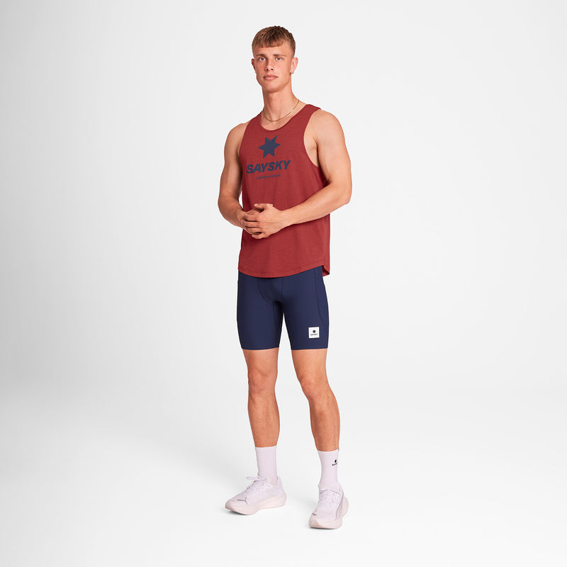Saysky Logo Combat Pro Singlet Rot 5007 OMRSI30C5007