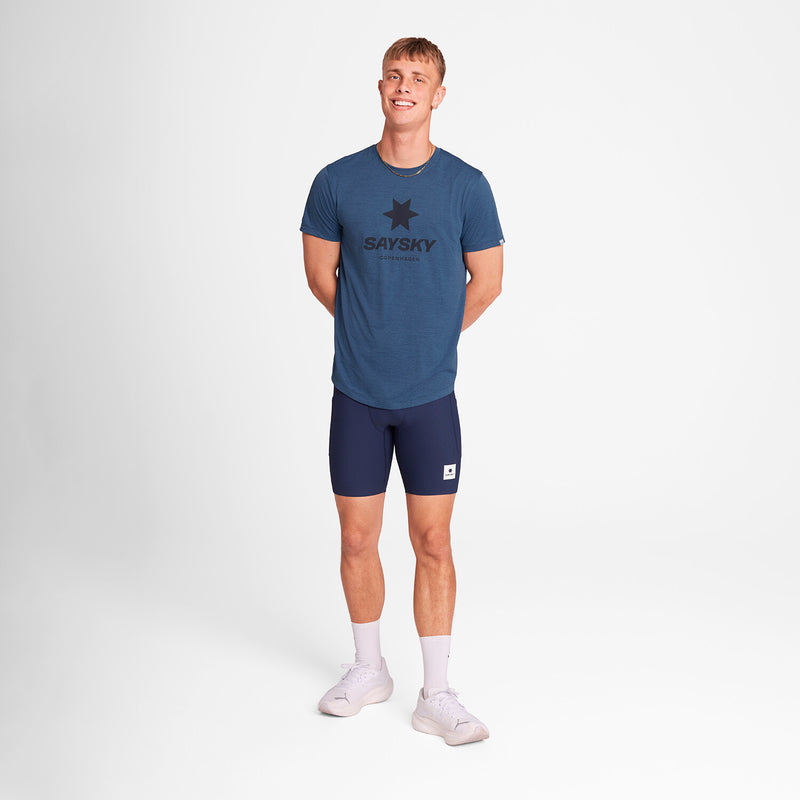 Saysky Combat Pro T-Shirt Blau 2012 OMRSS30C2012