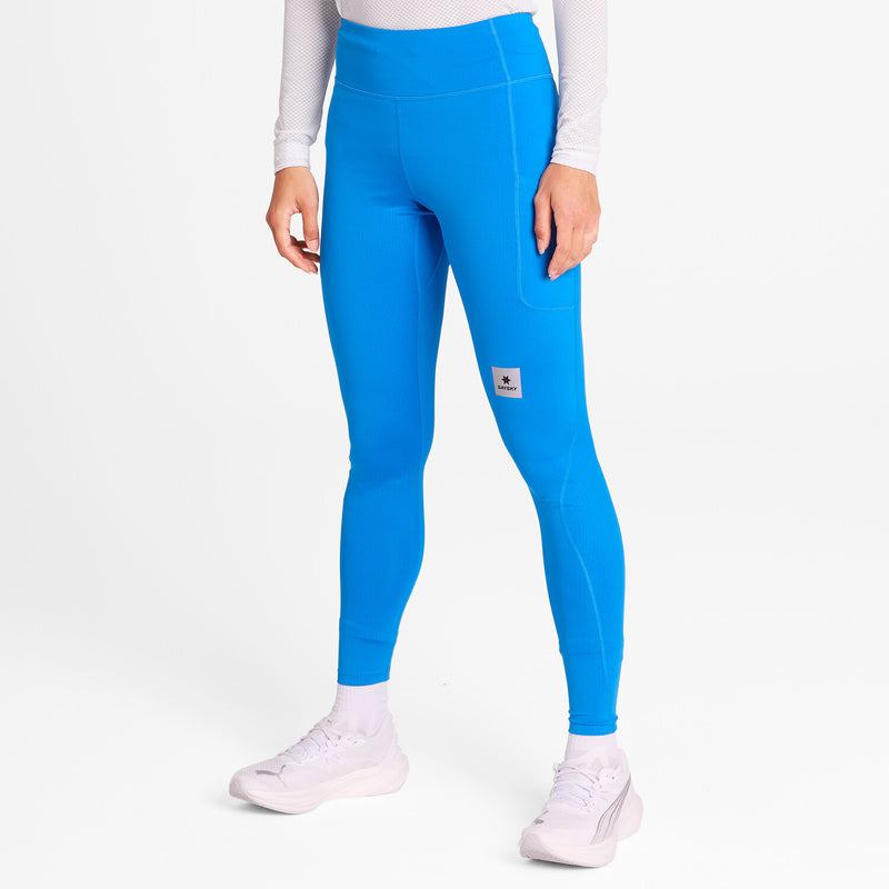Saysky Logo Combat+ Tights Blau 220 OWRLT20C220