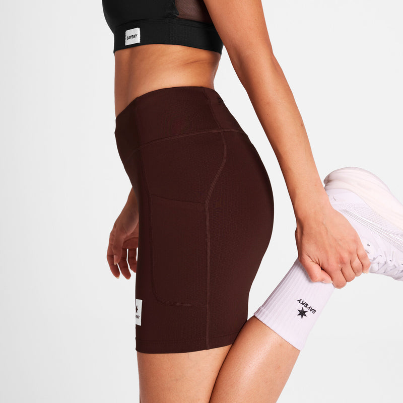 Saysky Combat+ Short Tights 7'' Rot 508 OWRST30C508