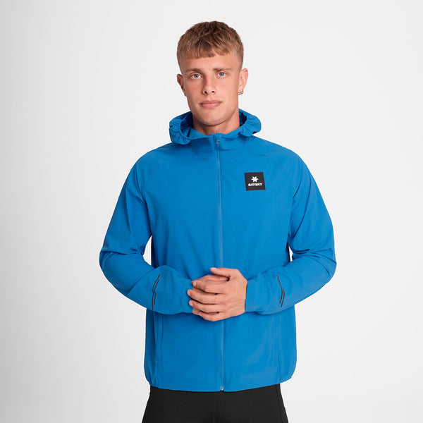 Saysky Clean Pace Flex Hooded Jacket Blau 220 OMRJA20C220