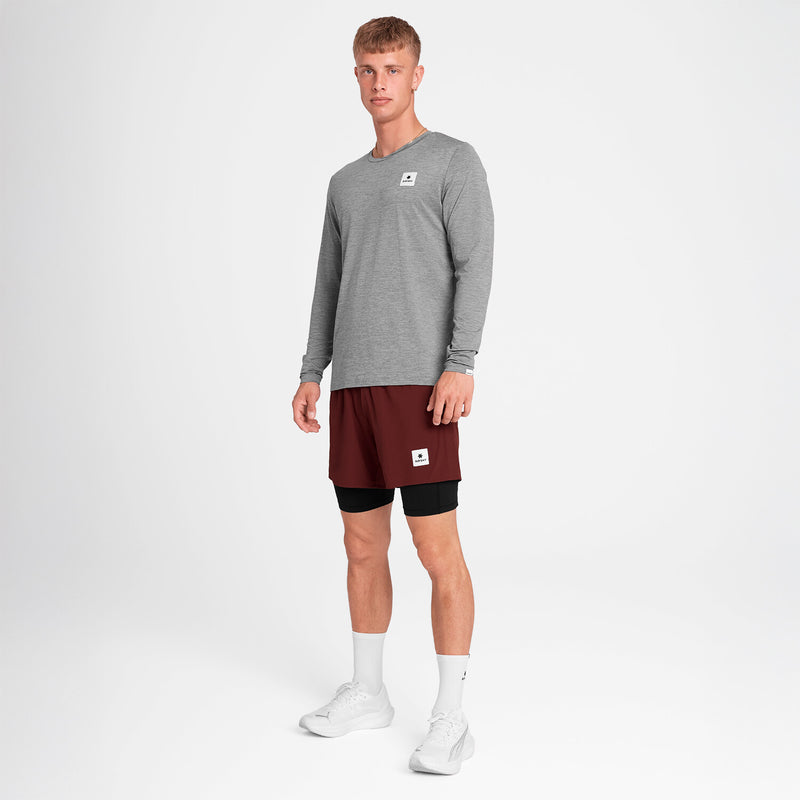 Saysky 2 in 1 Pace Shorts 5'' Rot 509 OMRSH20C509