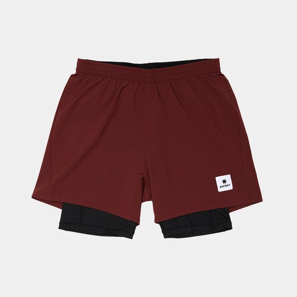 Saysky 2 in 1 Pace Shorts 5'' Rot 509 OMRSH20C509