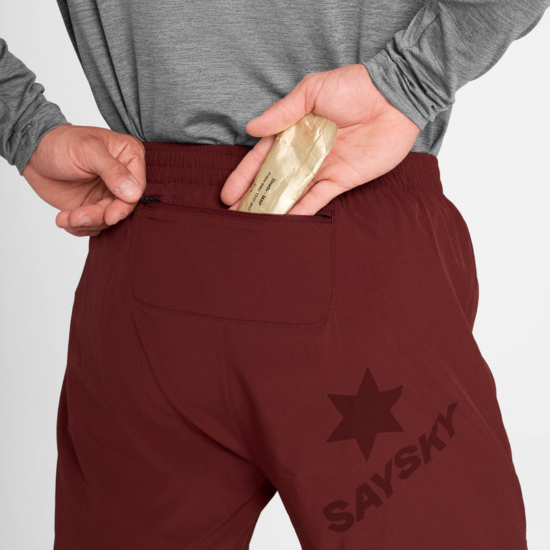 Saysky 2 in 1 Pace Shorts 5'' Rot 509 OMRSH20C509