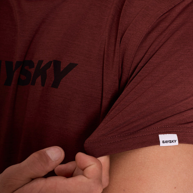 Saysky Logo Pace T-Shirt Rot 5008 OMRSS20C5008