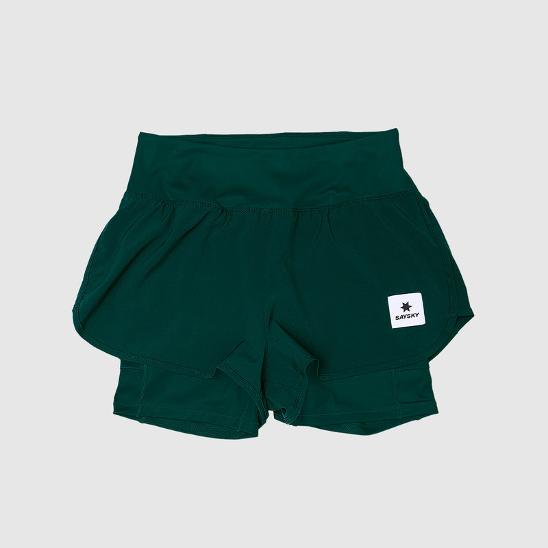 Saysky 2 in 1 Pace Shorts 3'' Grün 317 OWRSH23C317