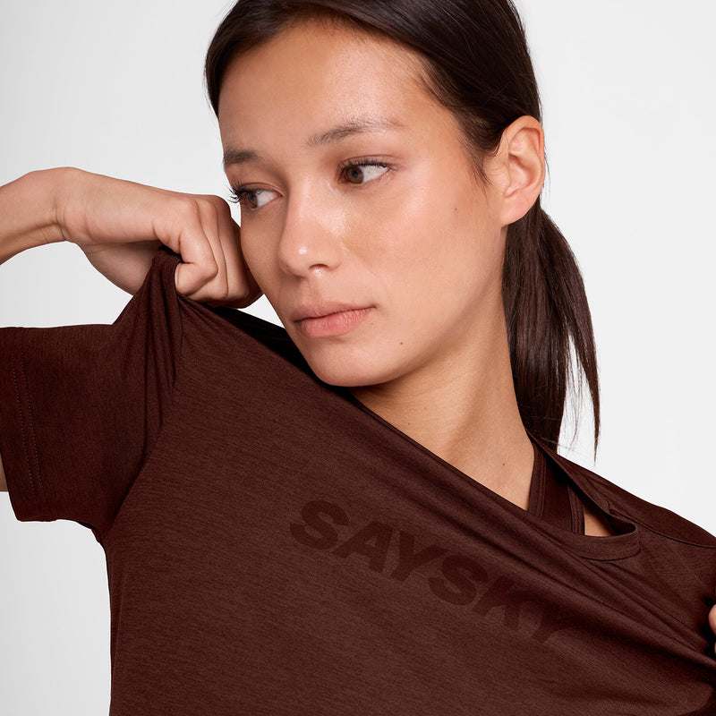 Saysky Logo Pace T-Shirt Rot 5008 OWRSS20C5008