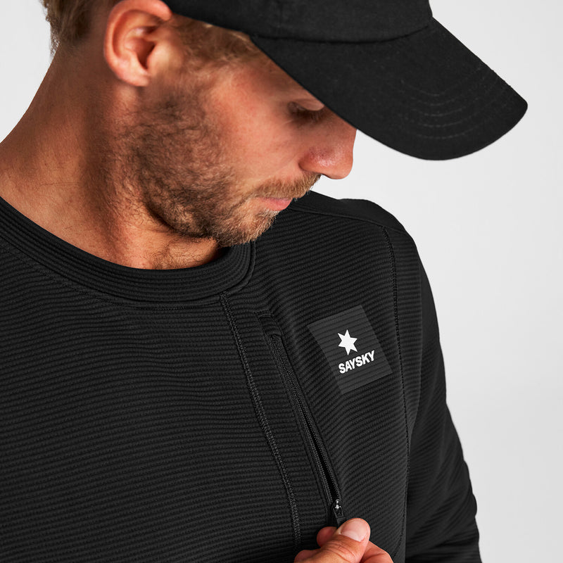 Saysky Motion Tech Crewneck Schwarz 901 OMRLS43C901