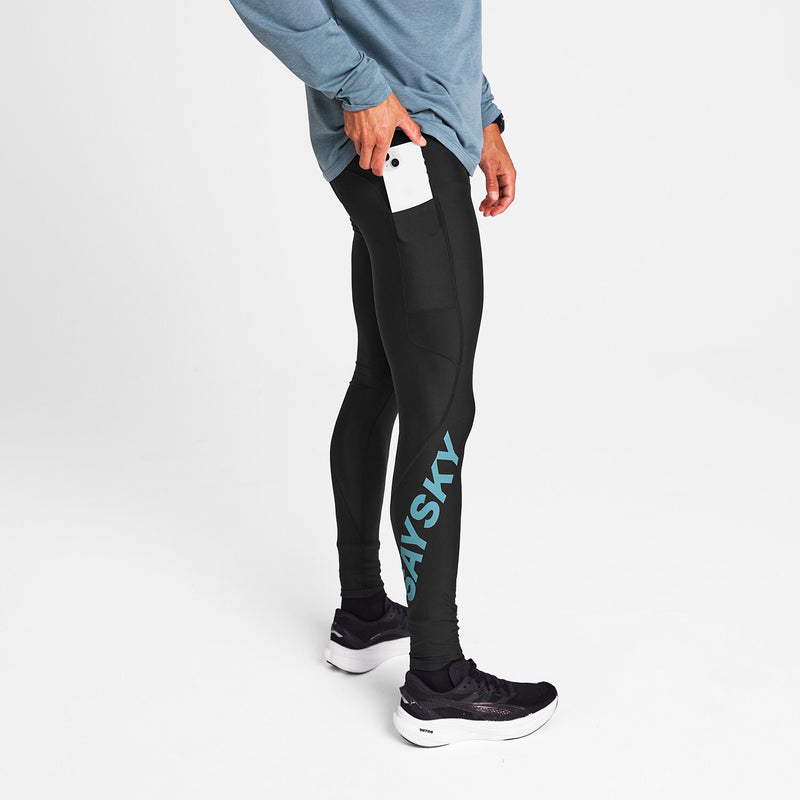 Saysky Logo Motion+ Tights Schwarz 901 OMRLT51C901