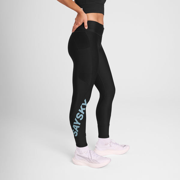 Saysky Logo Motion+ Tights Schwarz 901 OWRLT51C901