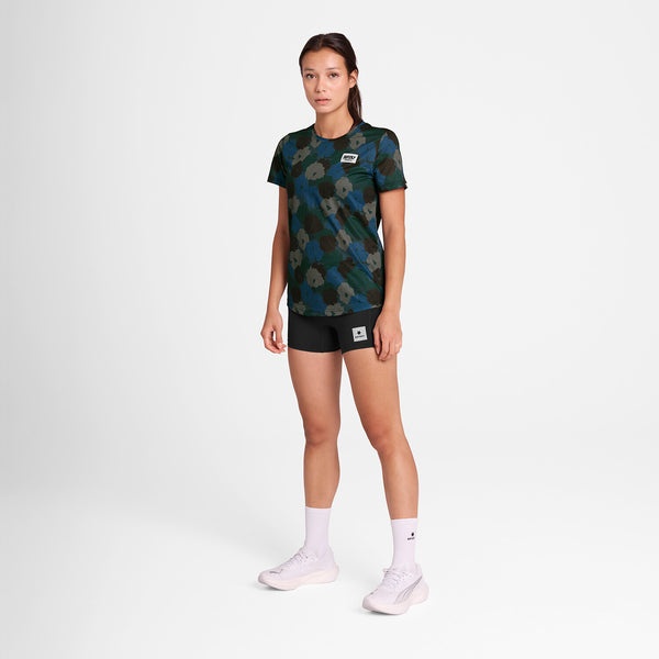 Saysky Flower Combat T-Shirt Blau Flower Camo 1046 OWRSS31C1046