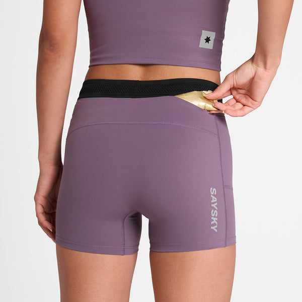 Saysky Flow+ Race Short Tights 4'' Lila 711 OWRST62C711