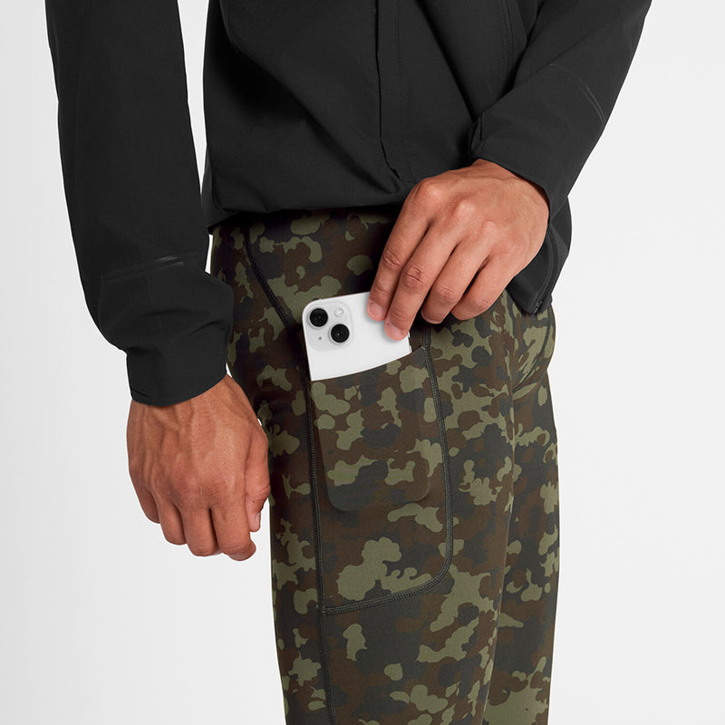 Saysky Camo Combat+ Long Tights Braun Camo 1048 OMRLT20C1048