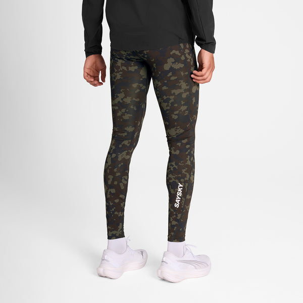 Saysky Camo Combat+ Long Tights Braun Camo 1048 OMRLT20C1048