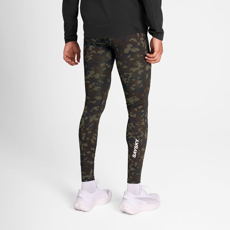 Saysky Camo Combat+ Long Tights Braun Camo 1048 OMRLT20C1048