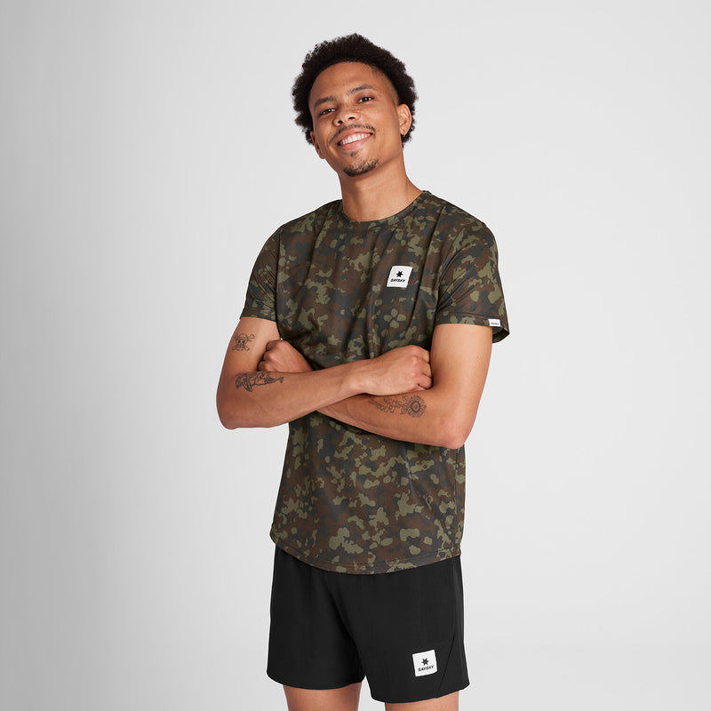 Saysky Camo Combat T-Shirt Braun Camo 1048 OMRSS31C1048