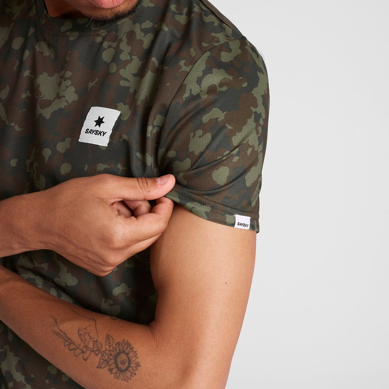 Saysky Camo Combat T-Shirt Braun Camo 1048 OMRSS31C1048