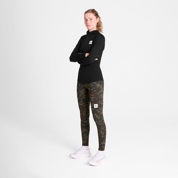 Saysky Camo Combat+ Long Tights Braun Camo 1048 OWRLT20C1048