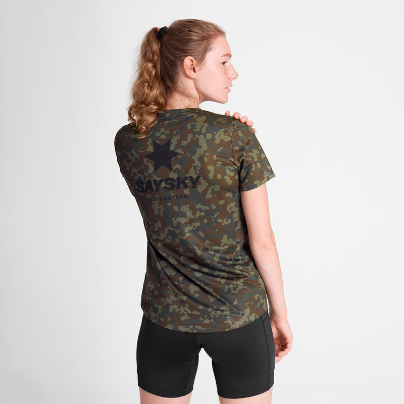 Saysky Camo Combat T-Shirt Braun Camo 1048 OWRSS31C1048