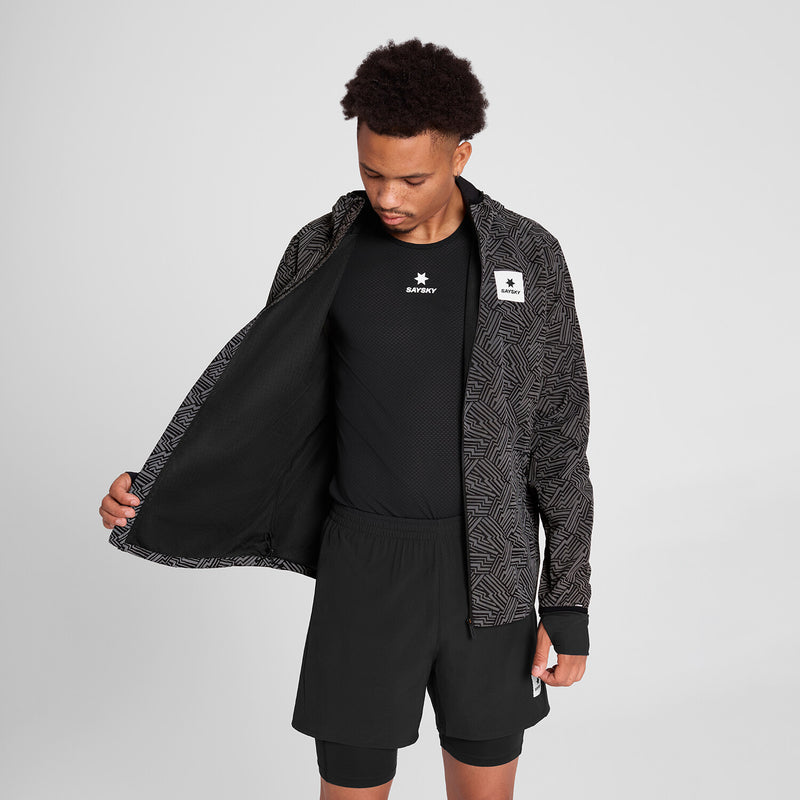 Saysky Reflective Blaze Jacket Schwarz Reflective Lightning 1050 OMRJA01C1050