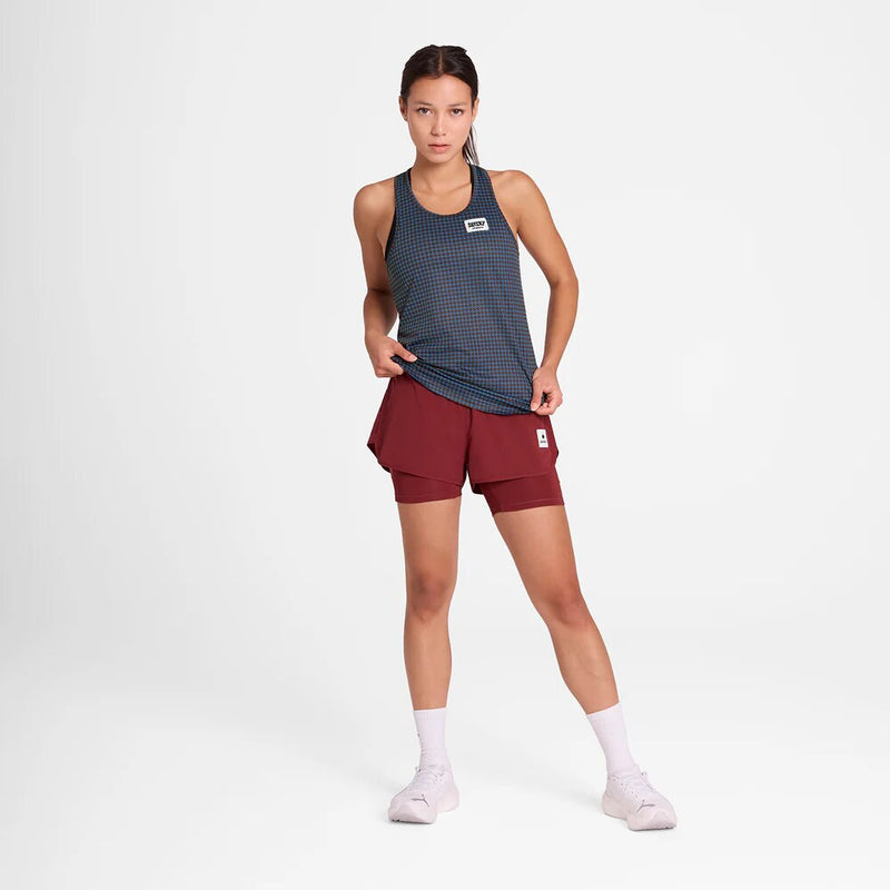 Saysky 2 in 1 Pace Shorts 3'' Rot 509 OWRSH23C509