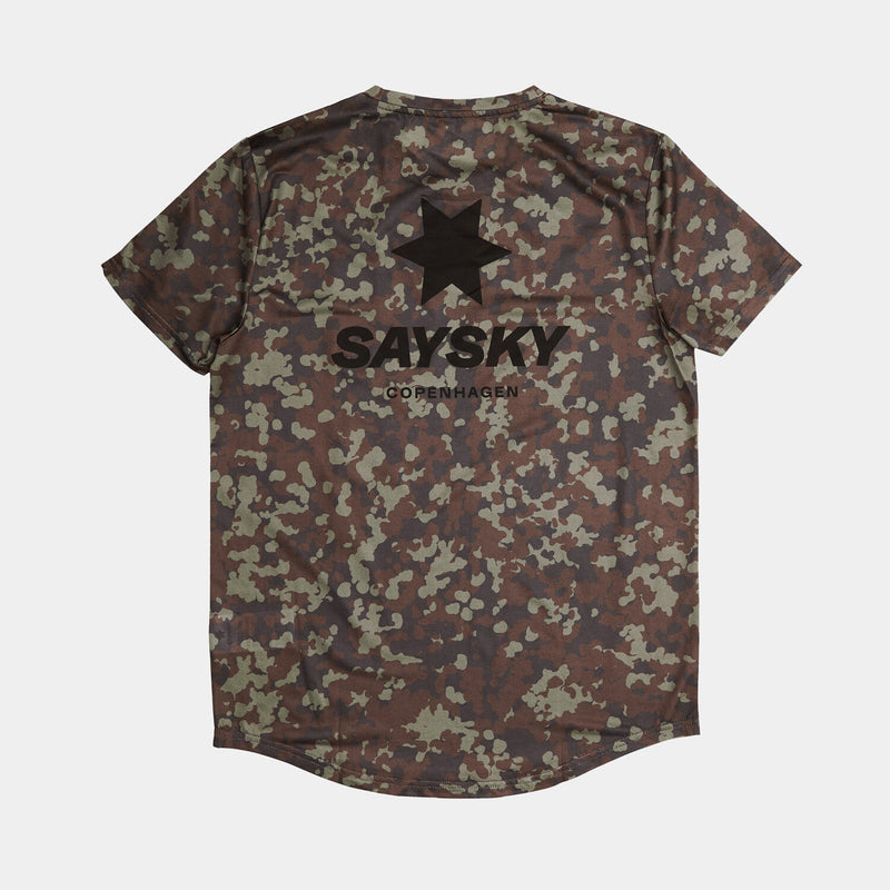 Saysky Camo Combat T-Shirt Braun Camo 1048 OMRSS31C1048