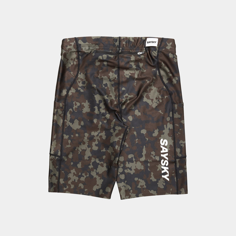 Saysky Camo Combat+ Short Tights 9" Braun Camo 1048 OMRST31C1048