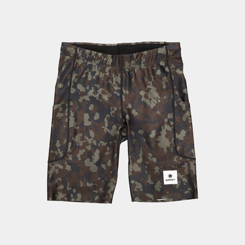 Saysky Camo Combat+ Short Tights 9" Braun Camo 1048 OMRST31C1048